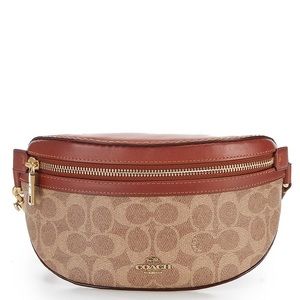 COACH Signature Canvas Belt Bag